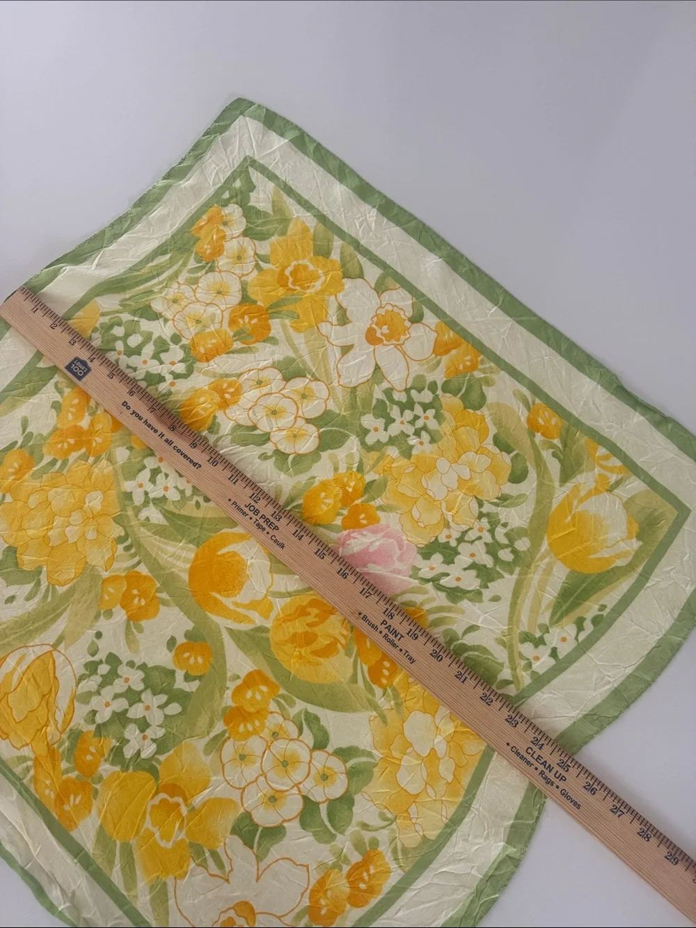 Vintage 1978 “Burst of Spring” Scarf by SM Kent for Avon Japan